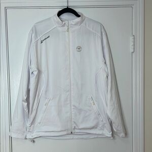 Wimbeldon White Sporty women tennis Jacket